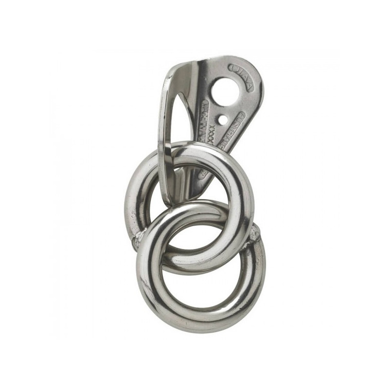 Bolt Hanger 10mm W. Doublering Stainless Steel Polished