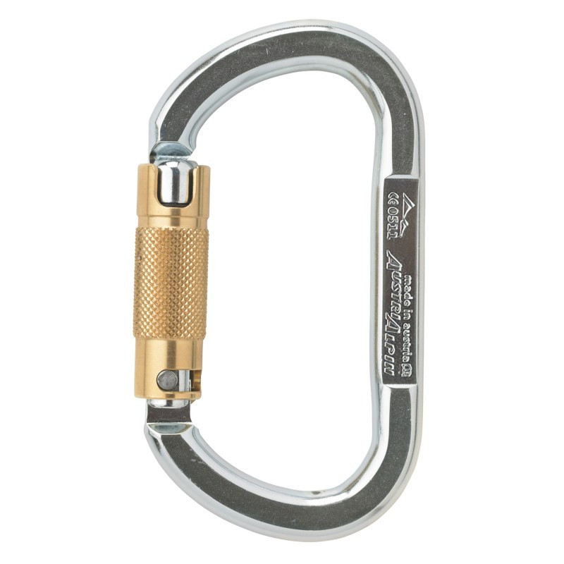 Asymm Oval XL Steel 2-W.-Autol Zinc Plated 38Kn