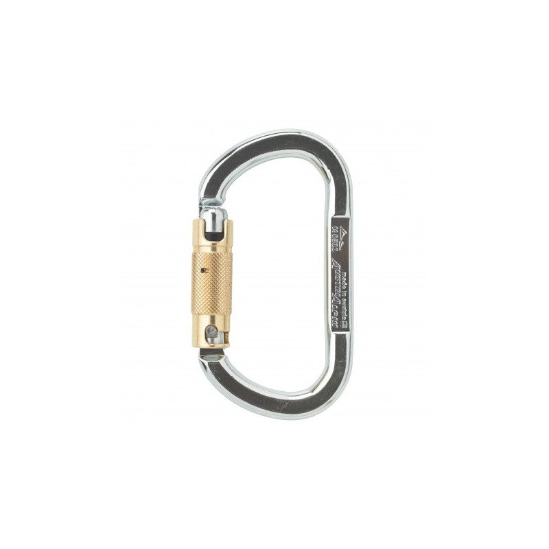Asymm Oval XL Steel 3-W.-Autol Zinc Plated 38Kn