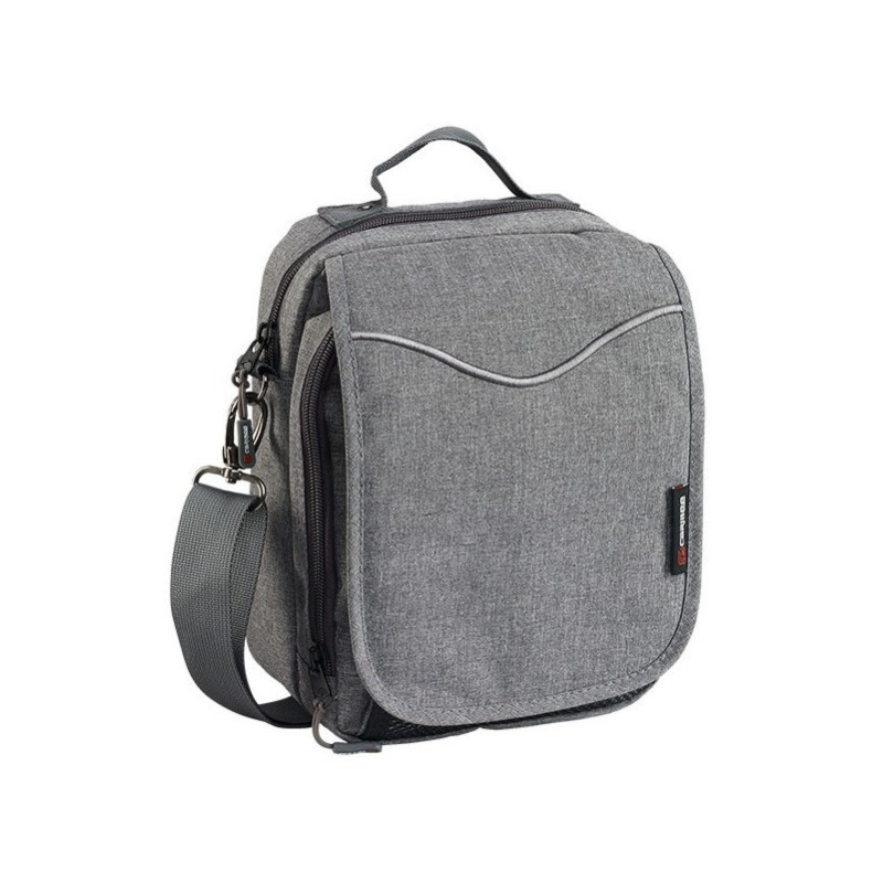 Global Organiser (Small) Charcoal Distress