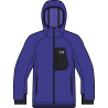 Polartec® Power Grid™ Full Zip Hoody - Klein Blue Heather Man