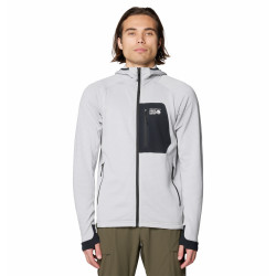 Polartec® Power Grid™ Full Zip Hoody/Men'S/Grey