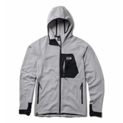 Polartec® Power Grid™ Full Zip Hoody/Men'S/Grey