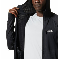 Polartec® Power Grid™ Full Zip Hoody/Men'S/Black