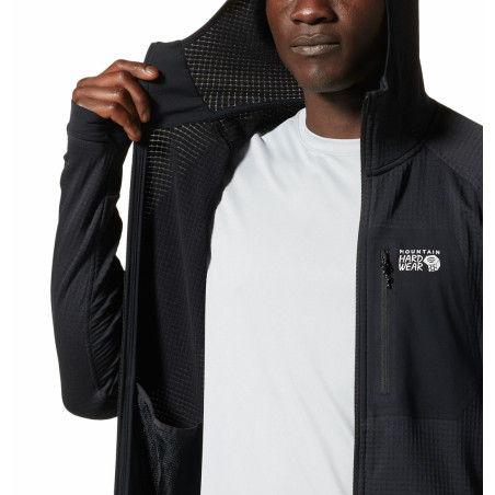 Polartec® Power Grid™ Full Zip Hoody/Men'S/Black