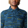 Microchill™ Long Sleeve Shirt - Dark Caspian Stria Print Man
