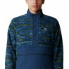 Microchill™ Pullover - Dark Caspian Stria Print Man