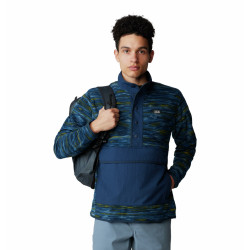Microchill™ Pullover - Dark Caspian Stria Print Man