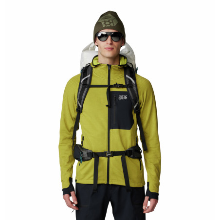 Polartec® Power Grid™ Full Zip Hoody - Moon Moss Heather Man