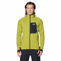 Polartec® Power Grid™ Full Zip Hoody - Moon Moss Heather Man